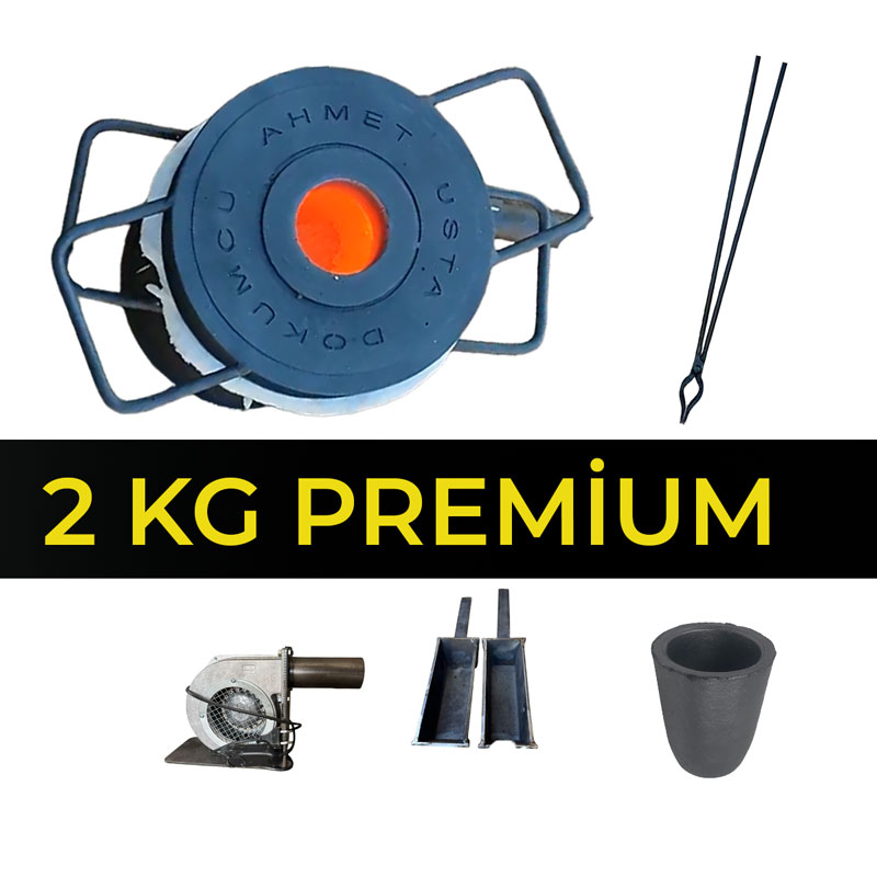 2 KG Tüplü Altın ve Gümüş Eritme Ocağı – Profesyonel Set