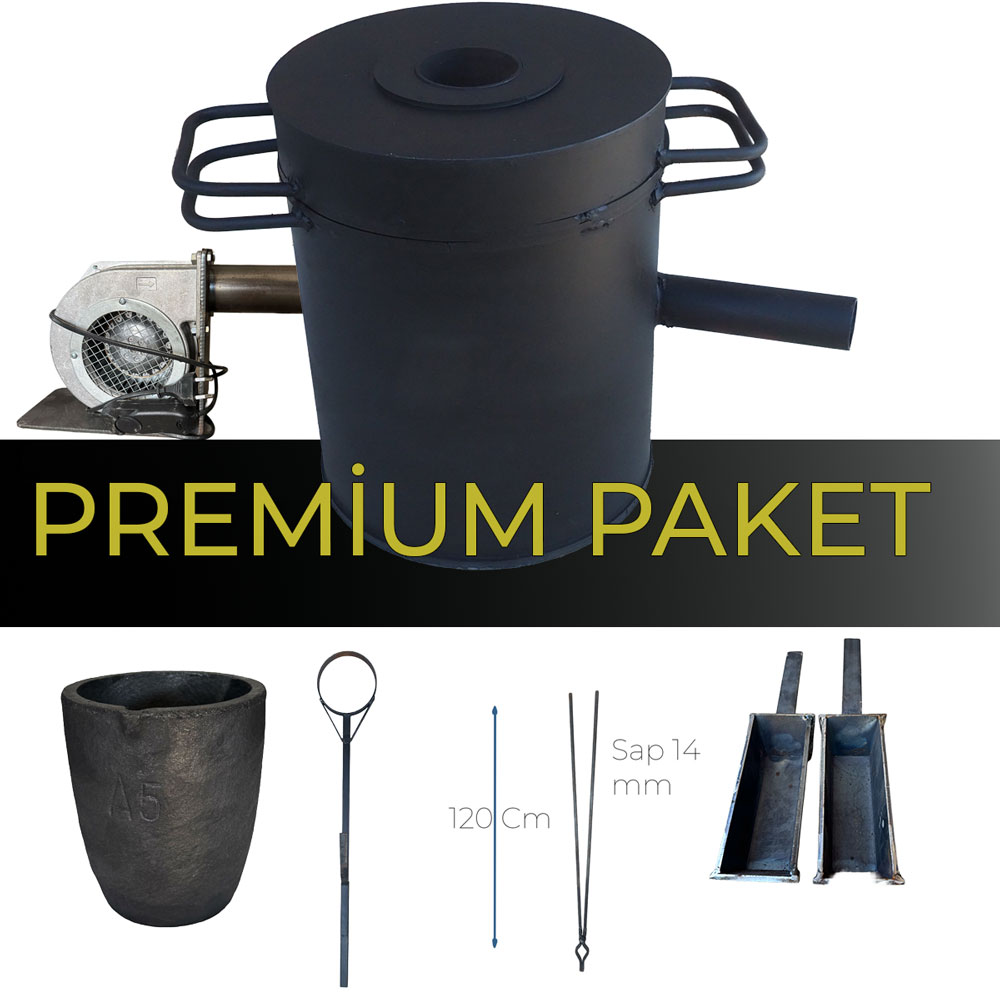 5 Kg Pro Tüplü Bakır Eritme Döküm Seti