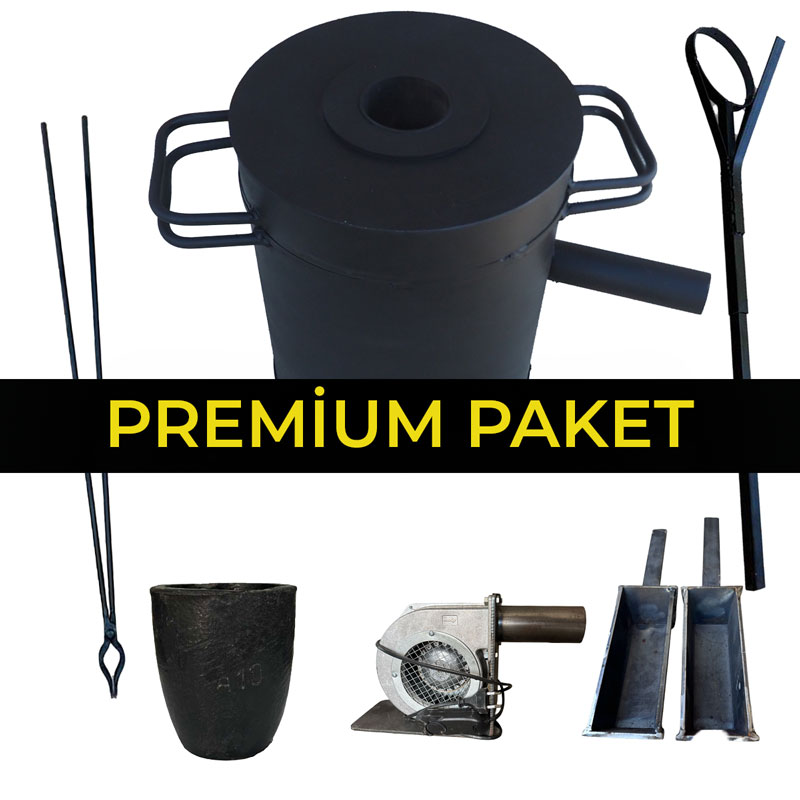 10 Kg Pro Tüplü Bakır Eritme Döküm Seti – Premium Paket