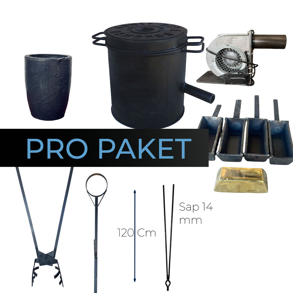 20 Kg Pro Tüplü Bakır Eritme Döküm Seti – Profesyonel Paket